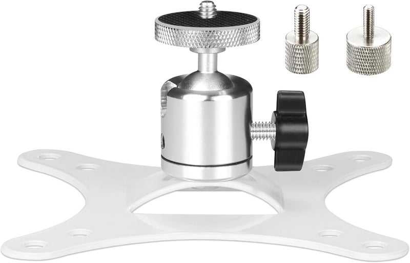 2-Be-Best Projector Mount Mini Projector Ceiling Mount Adjustable Bracket Universal Mounts for Mini Projectors White - Image 1